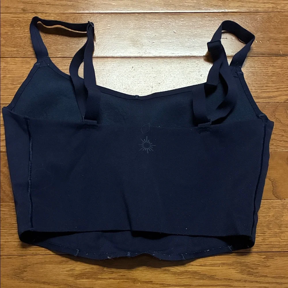 Aerie navy Corset sports bra - Picture 2 of 3